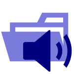 Audio Opened SVG Icon